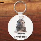 Porte-clés Chiot berger allemand (Recto)