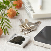 Porte-clés Chiot Brown, portrait, plan rapproché (Côté)