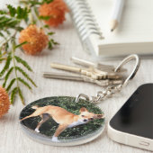 Porte-clés Chiot de chiwawa de tasse de thé (Devant droit)