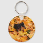 Porte-clés Chiot de Dachshund (Recto)