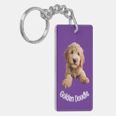 Porte-clés Chiot de Doodle Doré (Devant gauche)