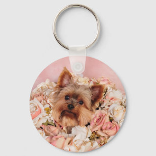 Porte-clés Chiot de fleur