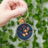 Porte-clés Chiot de Yorkie à la poche (Main)