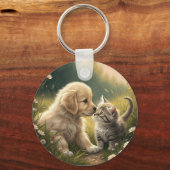 Porte-clés Chiot Et Kitten (Recto)