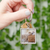 Porte-clés Chiot et lapin (main)