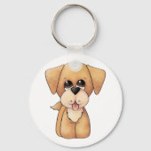 Porte-clés Chiot Golden Retriever (Verso)