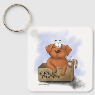 Porte-clés Chiot Gratuit Plus 1 Dessin Animé