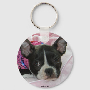 Porte-clés Chiot mignon de Boston Terrier