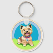 Porte-clés 🐶 Chiot Mignon Pour Utilisation Quotidienne 🐶 (Verso)