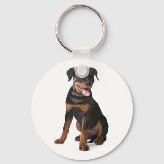 Porte-clés chiot Rottweiler (Recto)