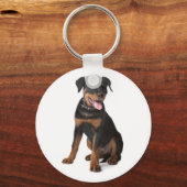 Porte-clés chiot Rottweiler (Recto)