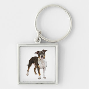 Porte-clés chiot Terrier Amstaff