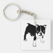 Porte-clés Chiots Bouledogue Français (Devant)