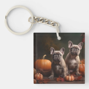 Porte-clés Chiots Bouledogue Français Délice d'Automne Citrou