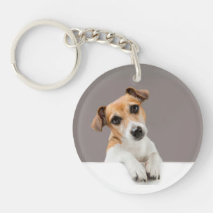 Porte-clés Chiots Jack Russell Mignon Adorable Bébé Jack