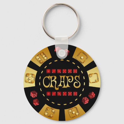 PORTE-CLÉS CHIP DE JEUX DES CRAPES (Recto)