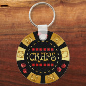 PORTE-CLÉS CHIP DE JEUX DES CRAPES (Recto)