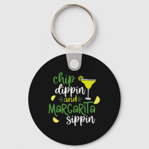 Porte-clés Chip Dippin' Et Margarita Sippin' Cinco De Mayo F