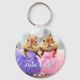 Porte-clés Chipmunk Ballerina Duo