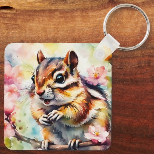 Porte-clés Chipmunk du printemps (Verso)
