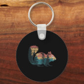 Porte-clés Chipmunk Hunting Hiking Outdoor Camping Forest Men (Recto)