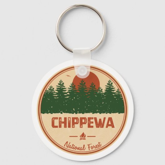Porte-clés Chippewa National Forest (Recto)