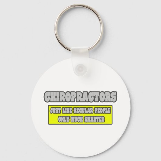 Porte-clés Chiropracteurs...beaucoup plus intelligents (Recto)