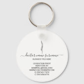 Porte-clés Chiropractor Massage Orthopedic Spine vertebrae (Verso)