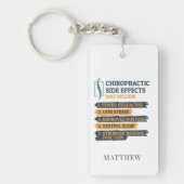 Porte-clés Chiropratique personnalisé Effets secondaires Doct (Devant)