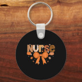 Porte-clés Chirurgie Automne Femme Citrouille Saison Automne  (Recto)