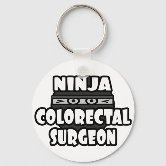 Porte-clés Chirurgien colorectal de Ninja (Recto)