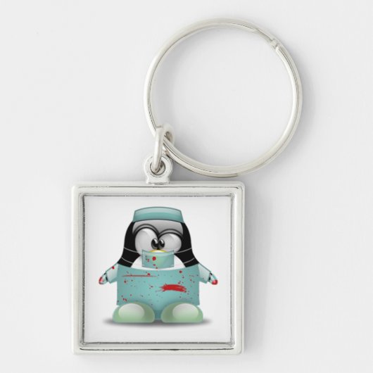 Porte-clés Chirurgien Tux (Devant)