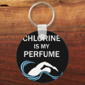 Porte-clés Chlorine est ma conception de parfum grand cadeau (Recto)