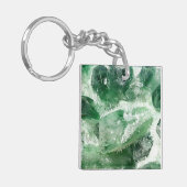 Porte-clés Chlorite Quartz Rock Crystal (Devant gauche)