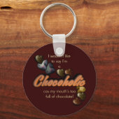 Porte-clés Chocoholique (Recto)