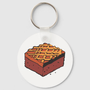 Porte-clés chocolat brownie