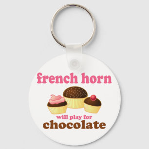 Porte-clés Chocolat Corne française