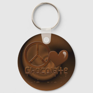 Porte-clés Chocolat d'amour de paix