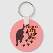 Porte-clés Chocolat Lab Maman (Recto)