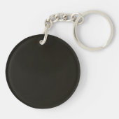 Porte-clés Chocolat noir (uni) (Dos)