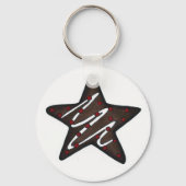 Porte-clés Chocolat Peppermenthe étoile Noël Gite Cookie (Recto)