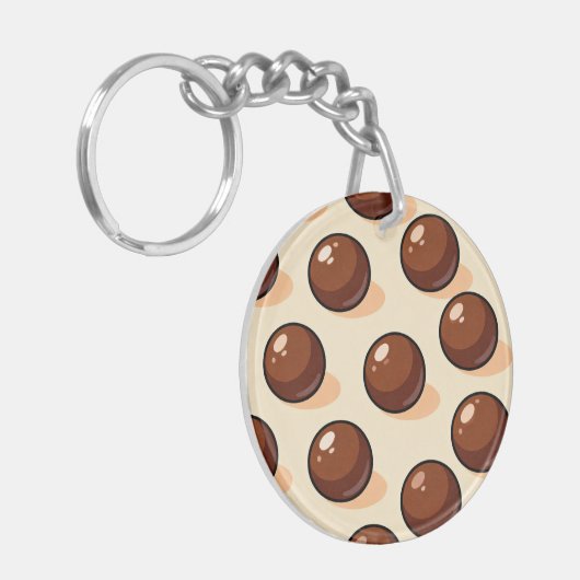 Porte-clés Chocolate Ball Candy Keychain (Devant gauche)