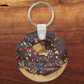 Porte-clés Chocolate Donut with Sprinkles Key Chain (Recto)