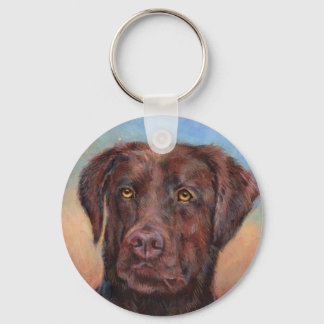Porte-clés Chocolate Lab