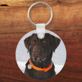 Porte-clés Chocolate Labrador Keychain (Recto)