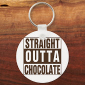 Porte-clés Chocolate Straight Outta Brown (Recto)