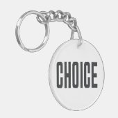 Porte-clés CHOICE 80s Style Body Déclaration politique (Devant gauche)