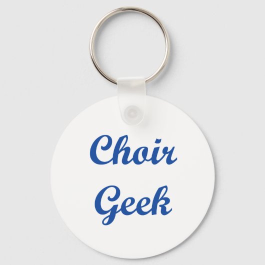Porte-clés Choir Geek ! ! ! (Recto)