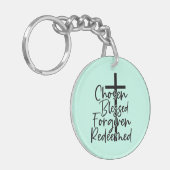 Porte-clés Choisi Bénéficié Pardonné Racheté-5572 (Devant gauche)