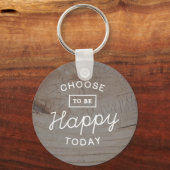 Porte-clés Choisir d'être heureux (Recto)